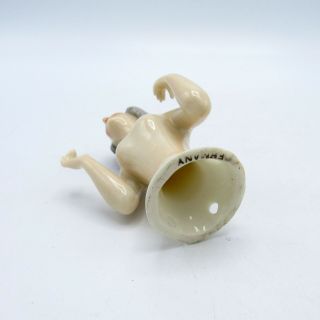 Antique Goebel Nude Porcelain Half Doll Pin Cushion Figurine Arms Away,  NR 5
