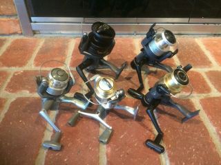 Shimano Ax500s,  Cx4000r,  C2000r,  Spirex 2000fe,  & Solstace 2000rb Spinning Reels