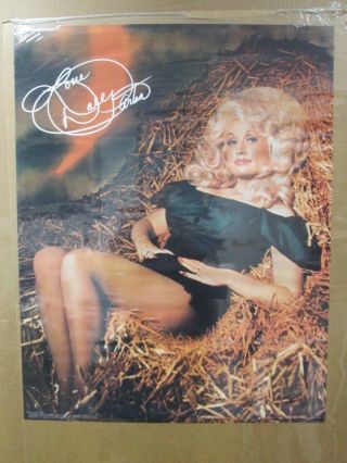 Dolly Parton Vintage Poster Country Singer 1978 Inv 3804