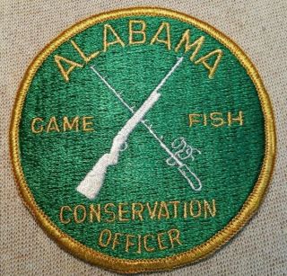 Al Alabama State Game Fish Conservation Officer Patch