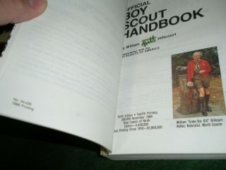 1979 Official Boy Scout Handbook w/ Norman Rockwell cover (12th printing 1988) 3