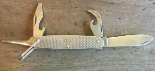 Vintage Pocket Knife Camillus Usa 1979 Military Army Camp Survival Scout