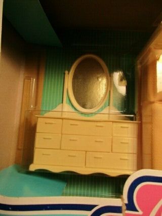 Vintage Handi Craft Modern Living Doll House Furniture Bedroom Set - NIB - 1991 2