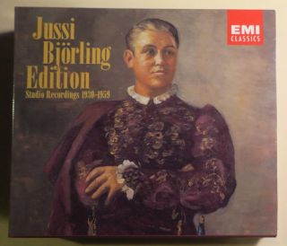 10 Jussi Bjorling Cds 1930 - 1959,  Scarce Boxed Set Opera,  Lieder,  Swedish Folk Songs