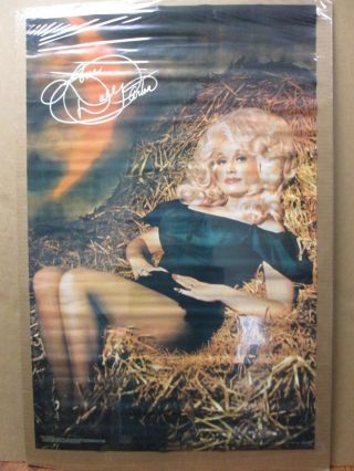Dolly Parton Vintage Poster Country Singer 1978 Inv G3295