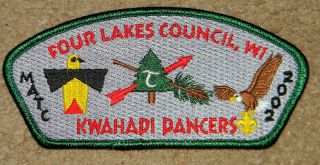 Four Lakes Council 2002 " Kwahadi Dancers " Matc Csp - Sa24