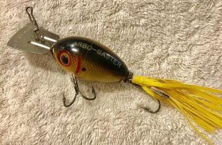 Fishing Lure Fred Arbogast 5/8 Arbo Gaster Early Golden Shiner Tackle Box Bait
