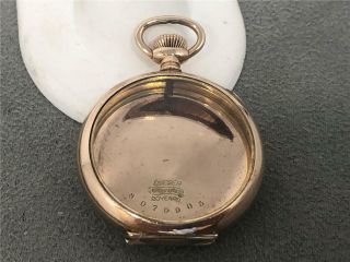 Antique Dueber 3/0 Size Pocket Watch Case Gold Filled 20 Year Great Conditon