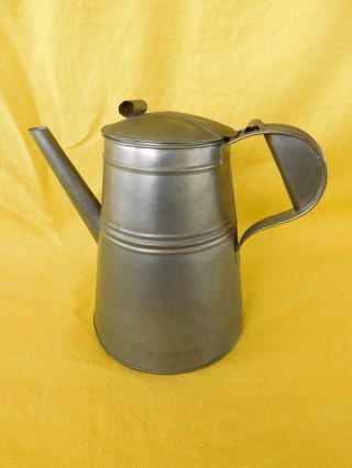 Vintage Handcrafted Metal Coffee Pot (webb Lawder - 1973) Folk Craft