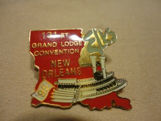 Vintage Bpoe Elks Pin 131st Grand Lodge Convention Orleans 1995