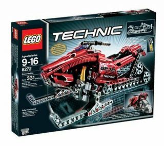 Lego Technic Snowmobile Bulldozer 8272 Complete