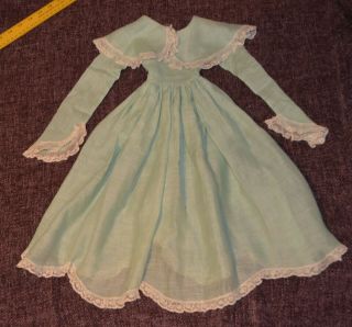 Antique/vintage Summer Dress For Medium - Large China,  Bisque,  Papier Mache Doll