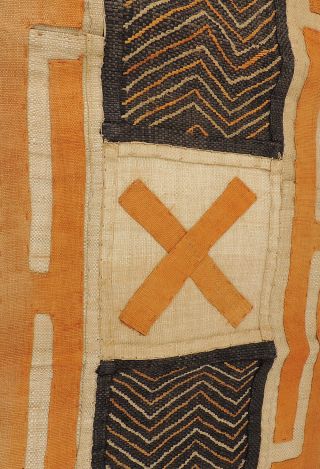 Kuba Raffia Textile Handwoven Congo African Art 38 Inch WAS $69.  00 2