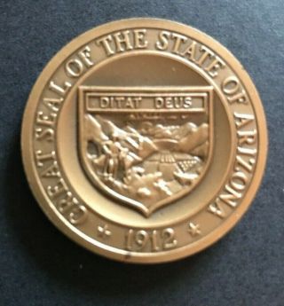1969 50th Anniversary Grand Canyon National Park Arizona Bronze Medallion 2