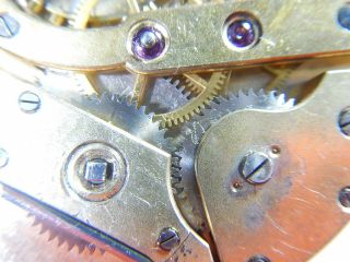 Antique Swiss Pocket Watch Movement Wolf Teeth 888 Sub - Dial 45.  30mm Vintage 1900 2