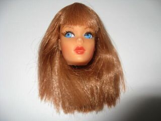 Vintage Mod - Near - Titian Dramatic Living Barbie Doll Head Only