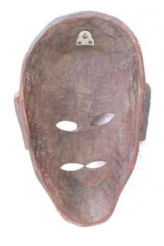 1900 ' s Old Antique Wooden Hand Crafted Wall Hanging Mask 2 8
