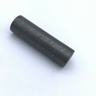 4.  40” Damascus Steel Rod - Round Bar For Jewelry And Rings Making (dsr - 19)