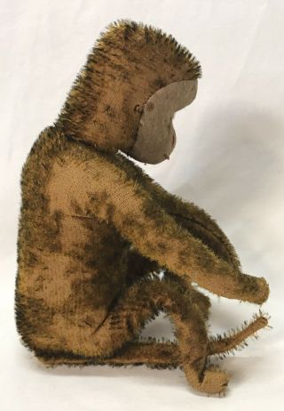 Antique Vintage Mohair Monkey Possibly Steiff Or Schuco 7