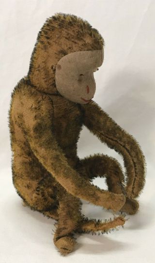 Antique Vintage Mohair Monkey Possibly Steiff Or Schuco 8