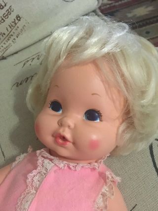 Vintage 1969 Mattel Baby Tender Love Baby Doll - Drinks & Wets Outfit 5