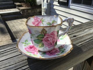 Vintage Royal Stafford Bone China Berkeley Rose England Tea Cup