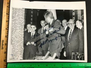President Kennedy Signs Nuclear Test Ban Treaty Orig Associated Press Photo