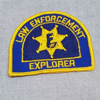 Vintage Police Law Enforcement Explorer