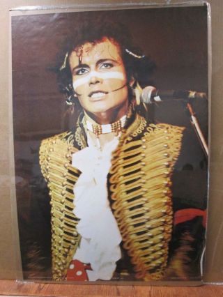 Adam Ant American Rock Group 1981 Vintage Poster Inv G3672