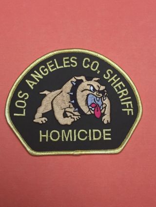 Los Angeles County Sheriff’s Office Homicide Patch.