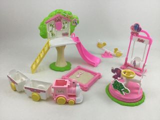 Barbie Kelly Playground Treehouse Playset 99 Complete Vintage 1998 Mattel