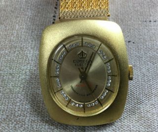 Vintage Cimega Mechanical Watch Swiss Made Mesh Band [mf25]