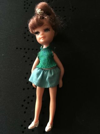 Vintage Small Doll From The 60 " S