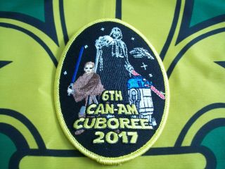 Scouts Canada 6th Can - Am Cuboree 2017 Star Wars Themed Badge