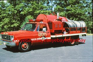 Fire Apparatus Slide,  Smoke Ejector,  Charlottesville / Va,  1987 Chevy