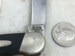 Vintage Buck U.  S.  A.  315 Pocket Knife With Marlin Spike,