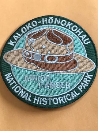Kaloko - Honokohau National Historical Park Embroidered Patch Junior Ranger