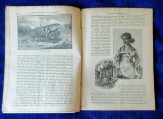 1881 Cotton In Us South W Multiple Af - Am Illus,  Article Telegraph Both Antique