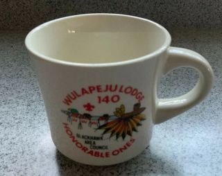 Bsa - Vintage Wulapeju Lodge - 140 Blkhawk Area Council Honorable Ones - 8z Mug
