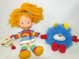 Rainbow Brite Doll & Blue Sprite Vintage Hallmark 1983 (m1)
