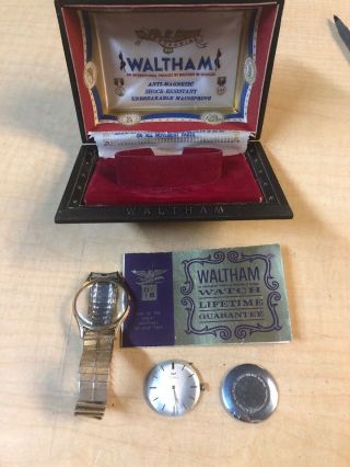 Vintage Waltham Anti Magnetic Swiss 17 Jewell Mens Watch