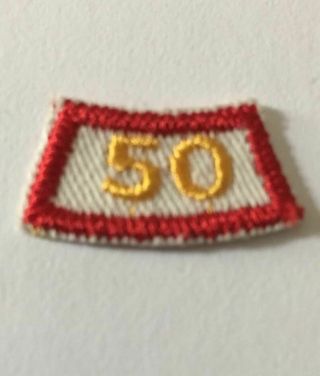 Boy Scout Patch Yawgoog Scout Reservation Narragansett Council Segment Cy 50th
