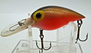 Vintage Pre Rapala Storm Wiggle Wart Fishing Lure Orange & Gold L@@@k