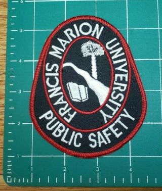 Francis Marion University South Carolina College Public Safety Sc Police Patch
