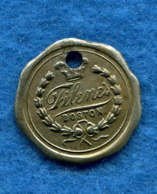 Antique Filene’s Charge Coin 66276 Boston Ma Department Store
