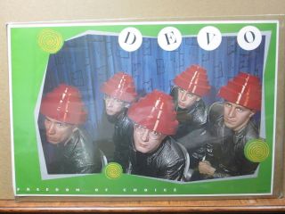 Freedom Of Choice Vintage Poster Devo Wave 1980 Inv G1991