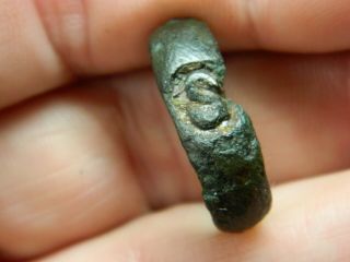 Roman Romano British Bronze Snake Bezel Finger Ring Metal Detecting Detector