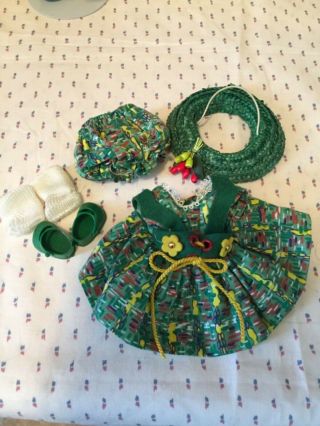 Vintage Vogue Ginny Doll Outfit Tiny Miss Series 1954 Complete