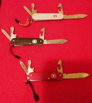 Choose One Victorinox " Alox Cadet " (3 Different Colors Available) W Lanyard