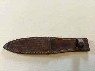 Vintage Case Xx Marked Leather Knife Sheath